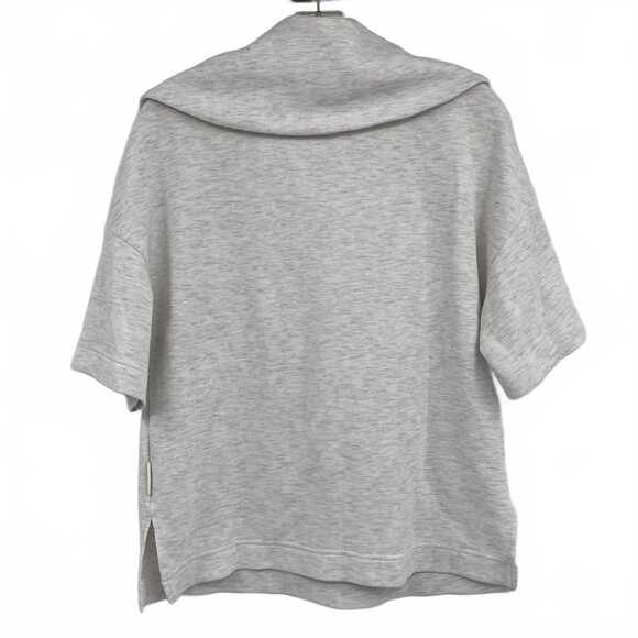 Varley Gray Quarter Zip Top & Drawstring Shorts Set | Women’s S Top / XS Shorts - Picture 2 of 11